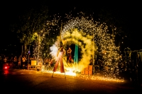 spettacolo trampoli e fuoco