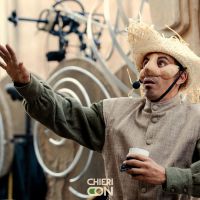 spettacolo itinerante Don Chisciotte, trampolieri per feste medievali