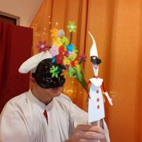 spettacoli on line con marionette e maschere